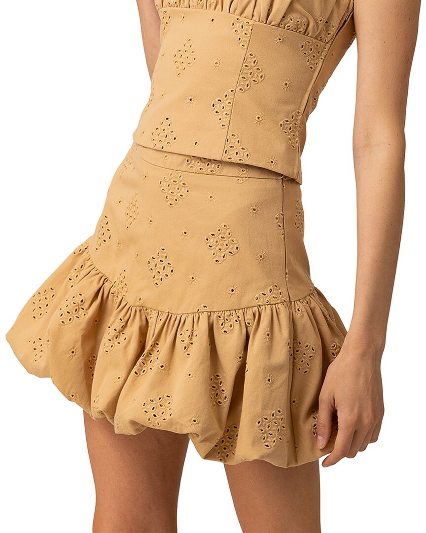Line & Dot Brin Skirt In Sand