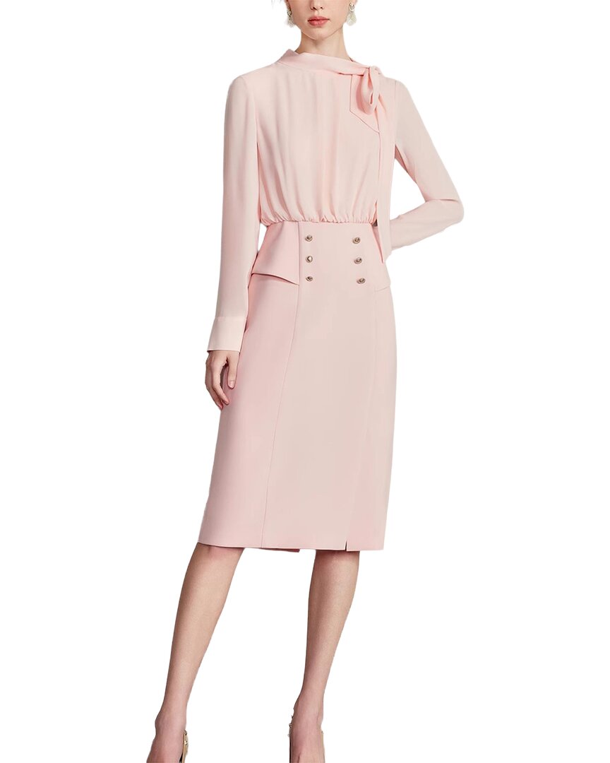 Anette Midi Dress In Pink