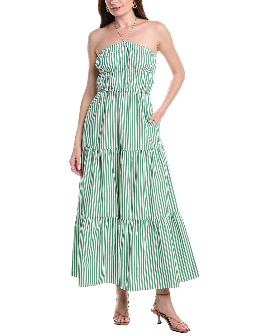 Solid & Striped The Jodie Maxi Dress In Green