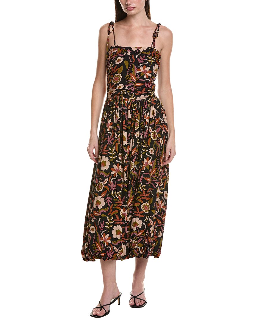 Saltwater Luxe Tank Midi Dress In Brown