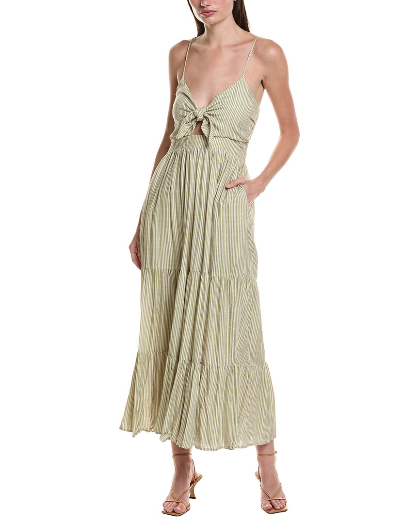Saltwater Luxe Tank Midi Dress In Green
