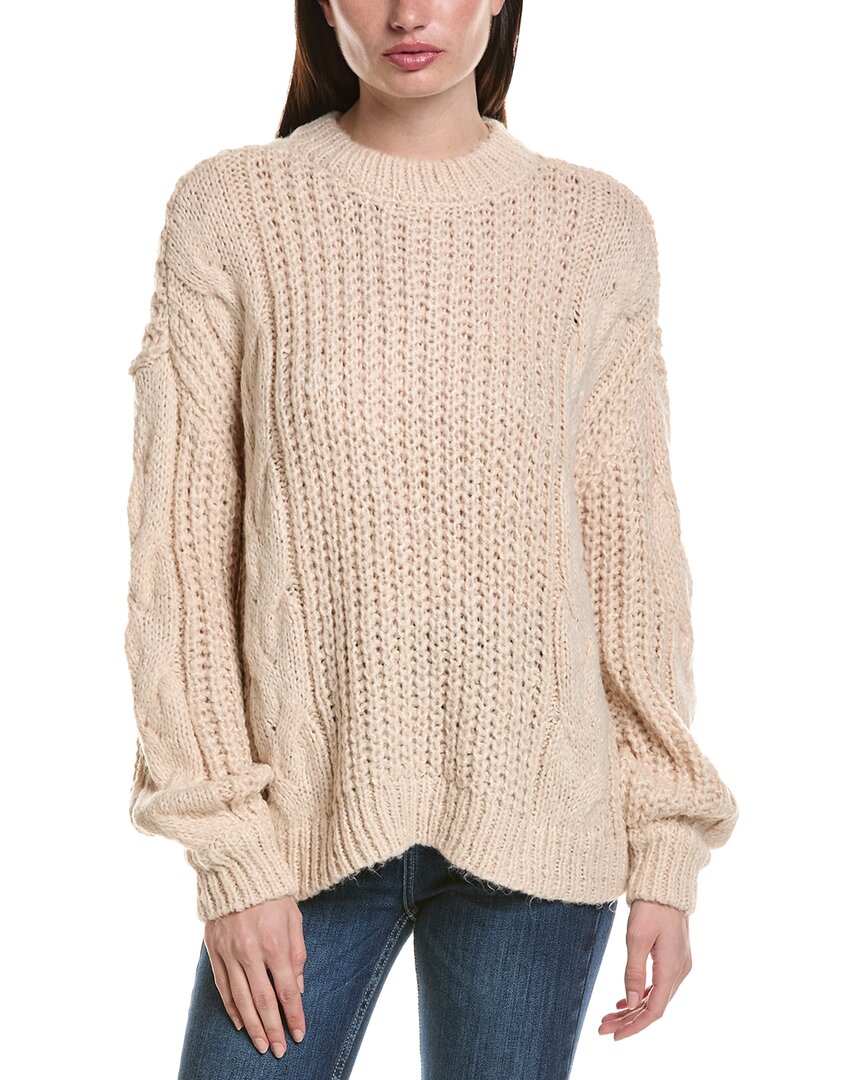Saltwater Luxe Crewneck Sweater In White