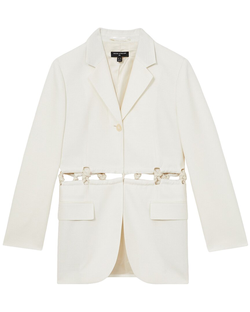 Reiss Leia Formal Jacket In White
