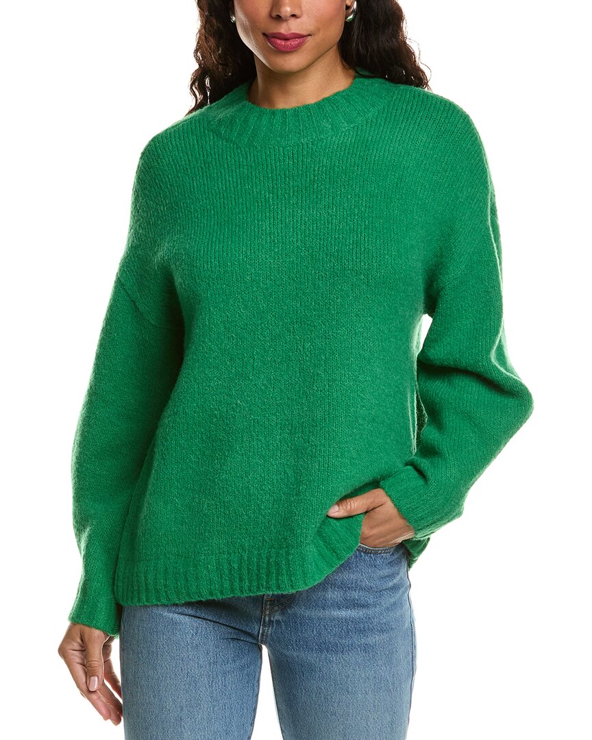 Labiz Wool & Alpaca-blend Sweater In Green
