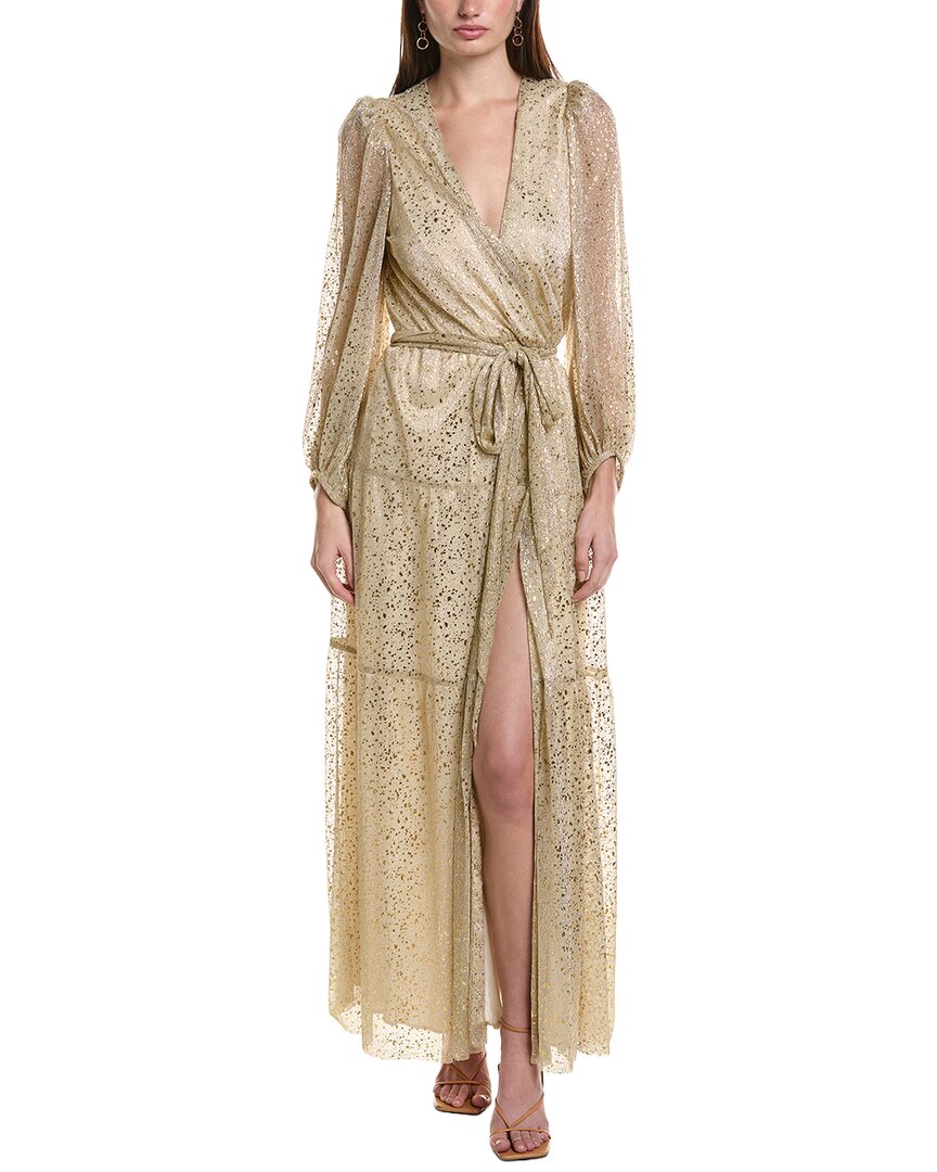 Ba&sh Cala Maxi Dress In Gold