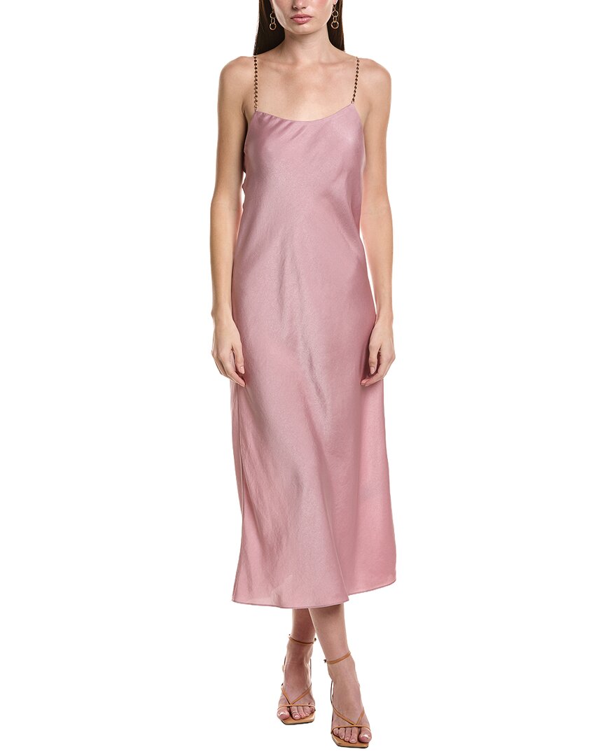 Ba&sh Cleo Mid-length Dress In Pink