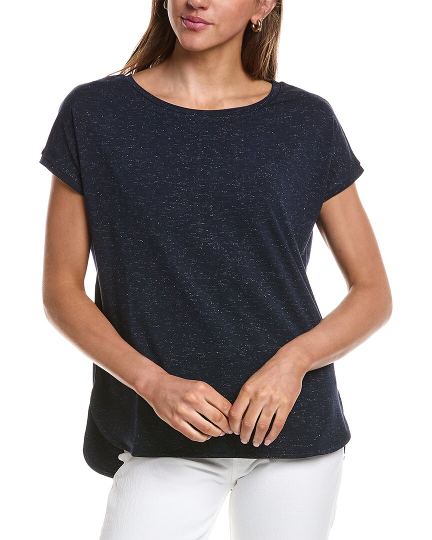 Ichi Ihrebel High-low T-shirt In Blue