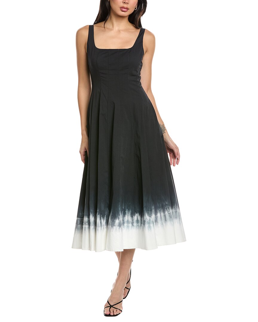 Seraphina Sleeveless Midi Dress In Blktd