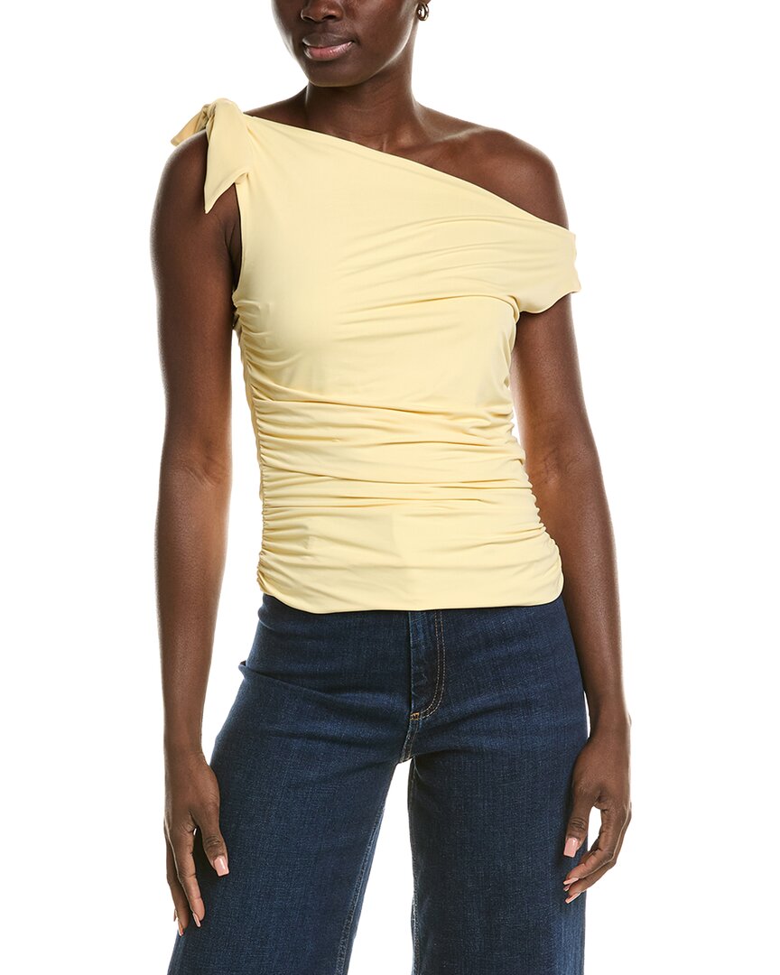 Wayf One-shoulder Top In Yellow