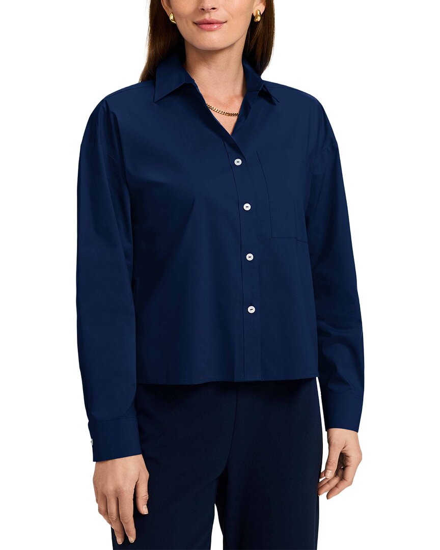 Foxcroft Marina Shirt In Blue