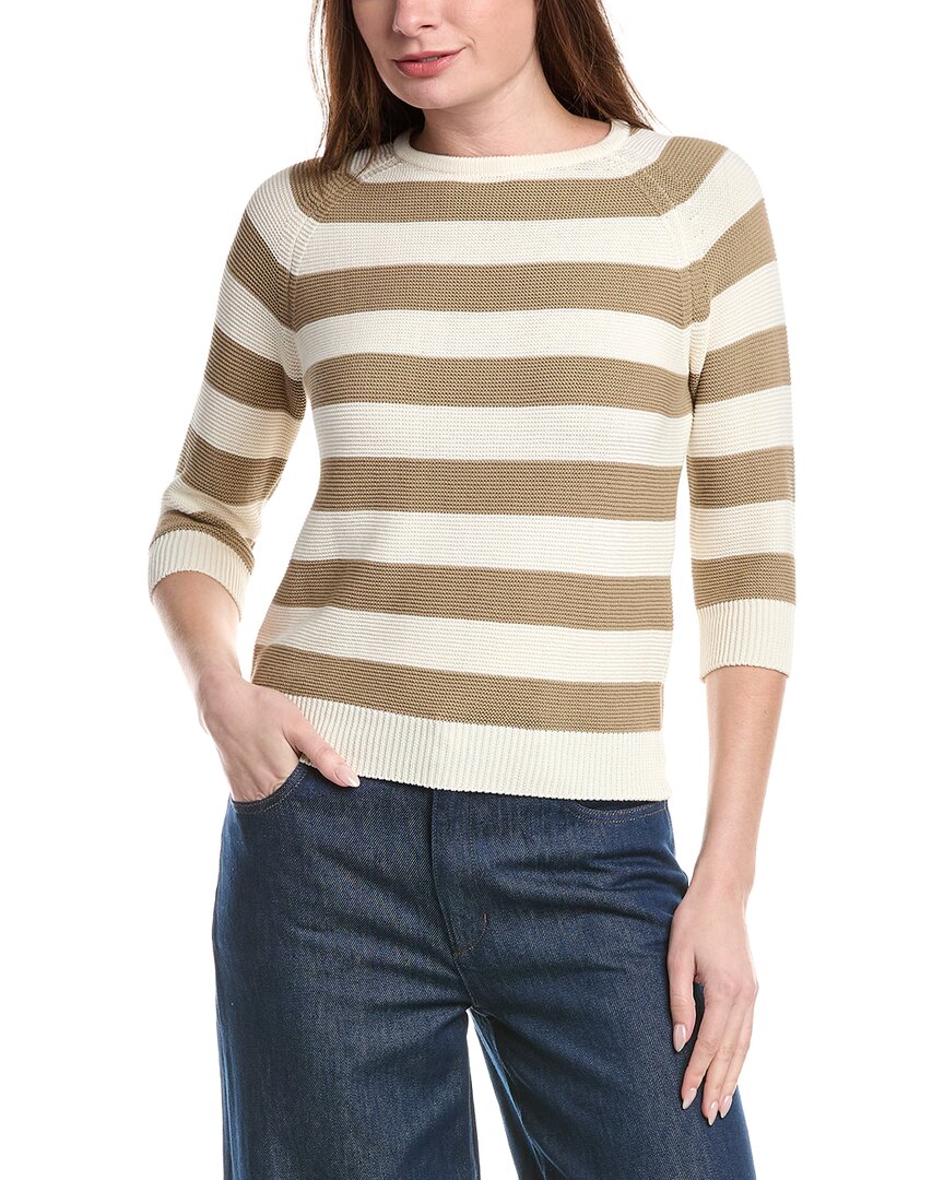 Max Mara Linen Sweater In Sand