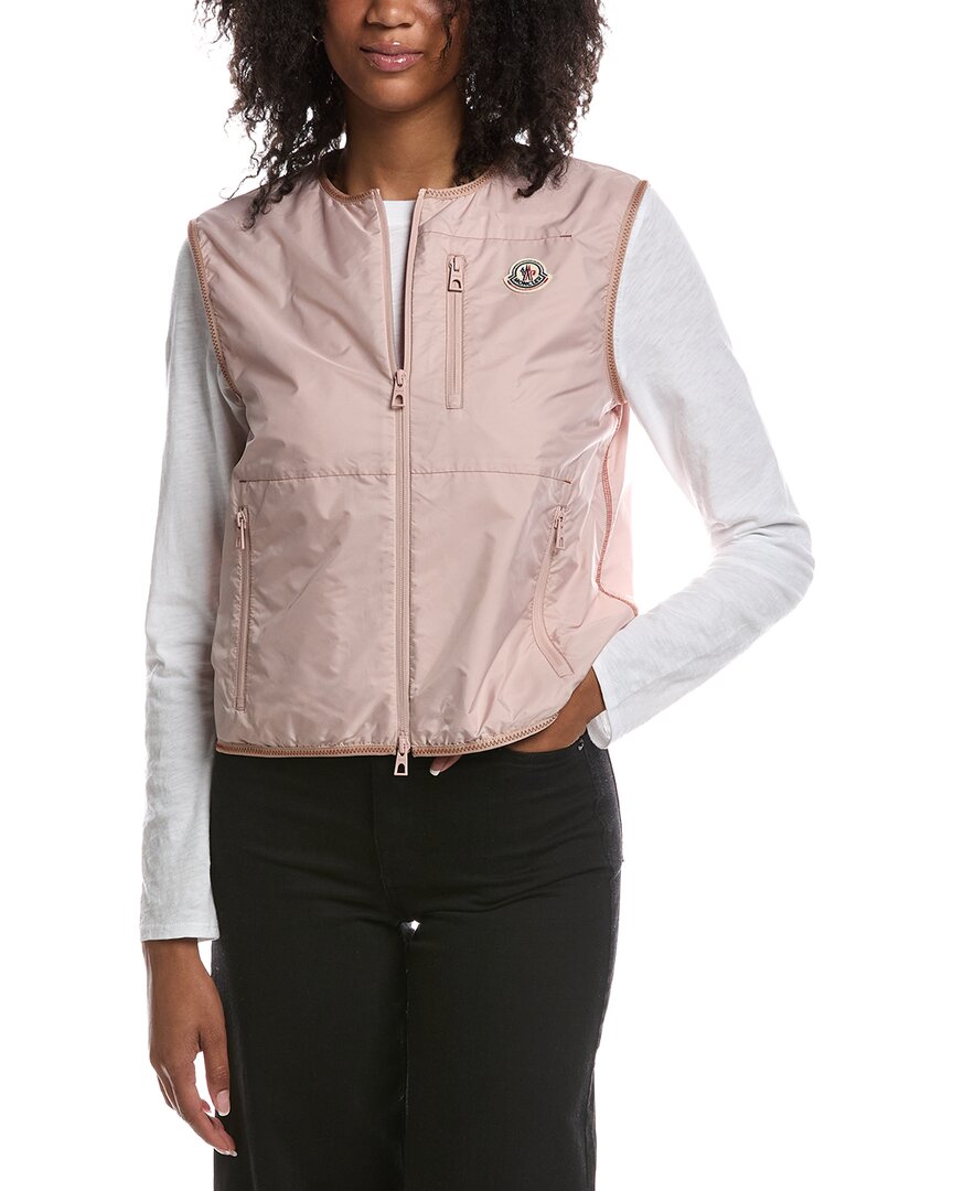 Moncler Women's Pink Alshain Technical Vest UK Size 8 - Mytheresa - Image 2