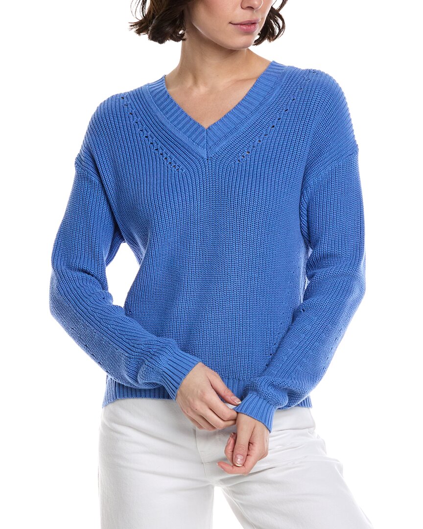 Metric Knits Pullover In Blue