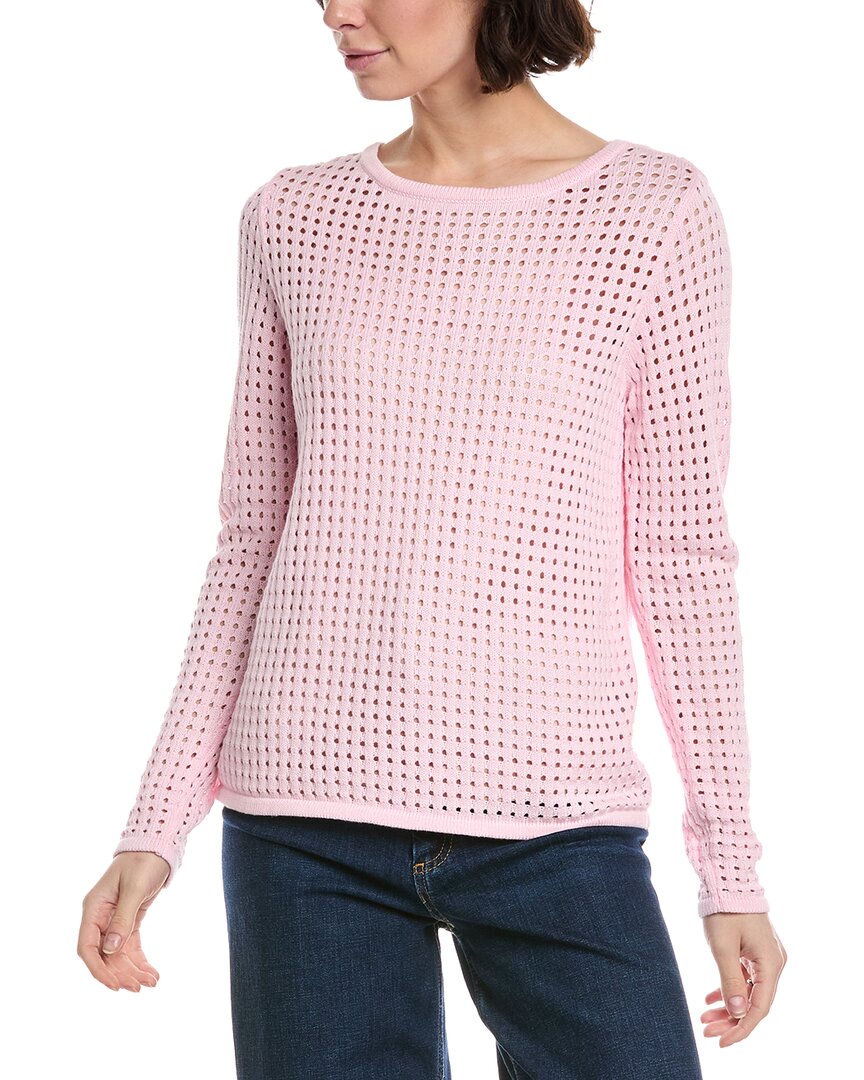 Metric Knits Sweater In Pink
