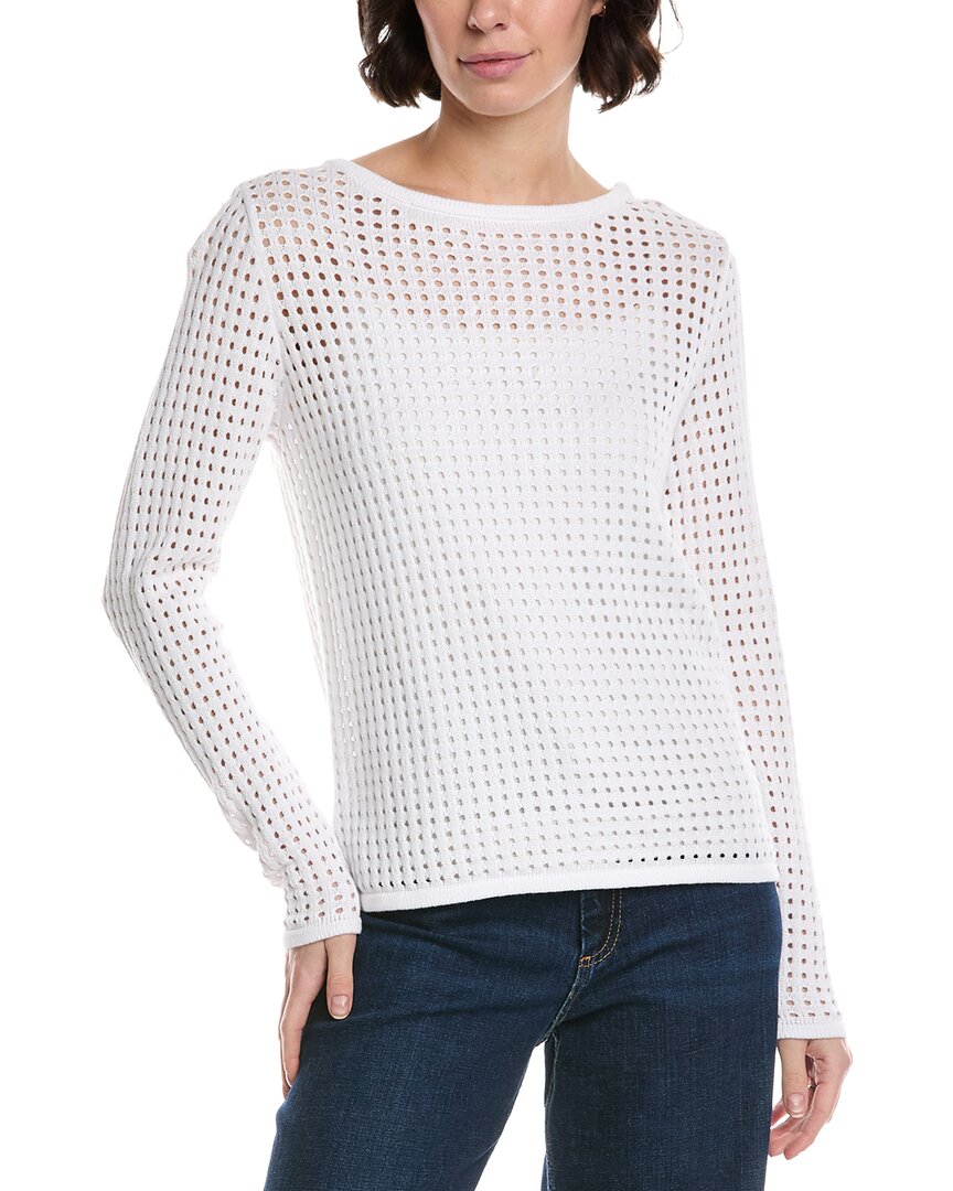 Metric Knits Sweater In White