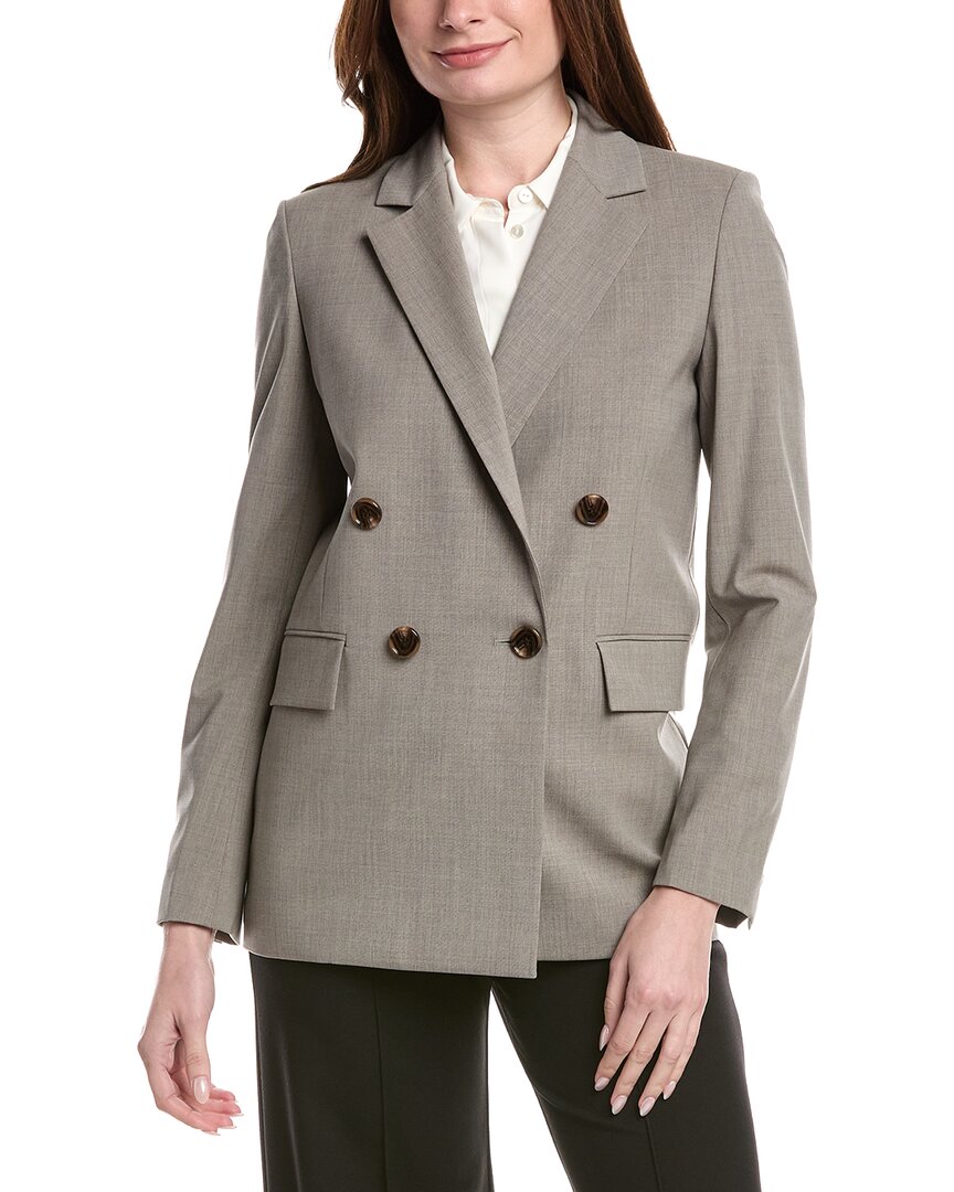 Theory Oversized Wool-Blend Blazer Women's | eBay