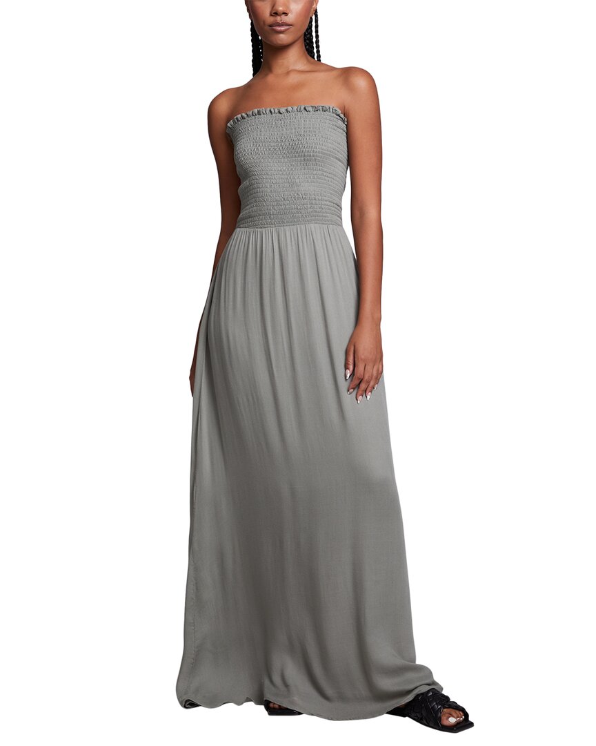 Chaser Heirloom Gauze Maxi Dress In Green