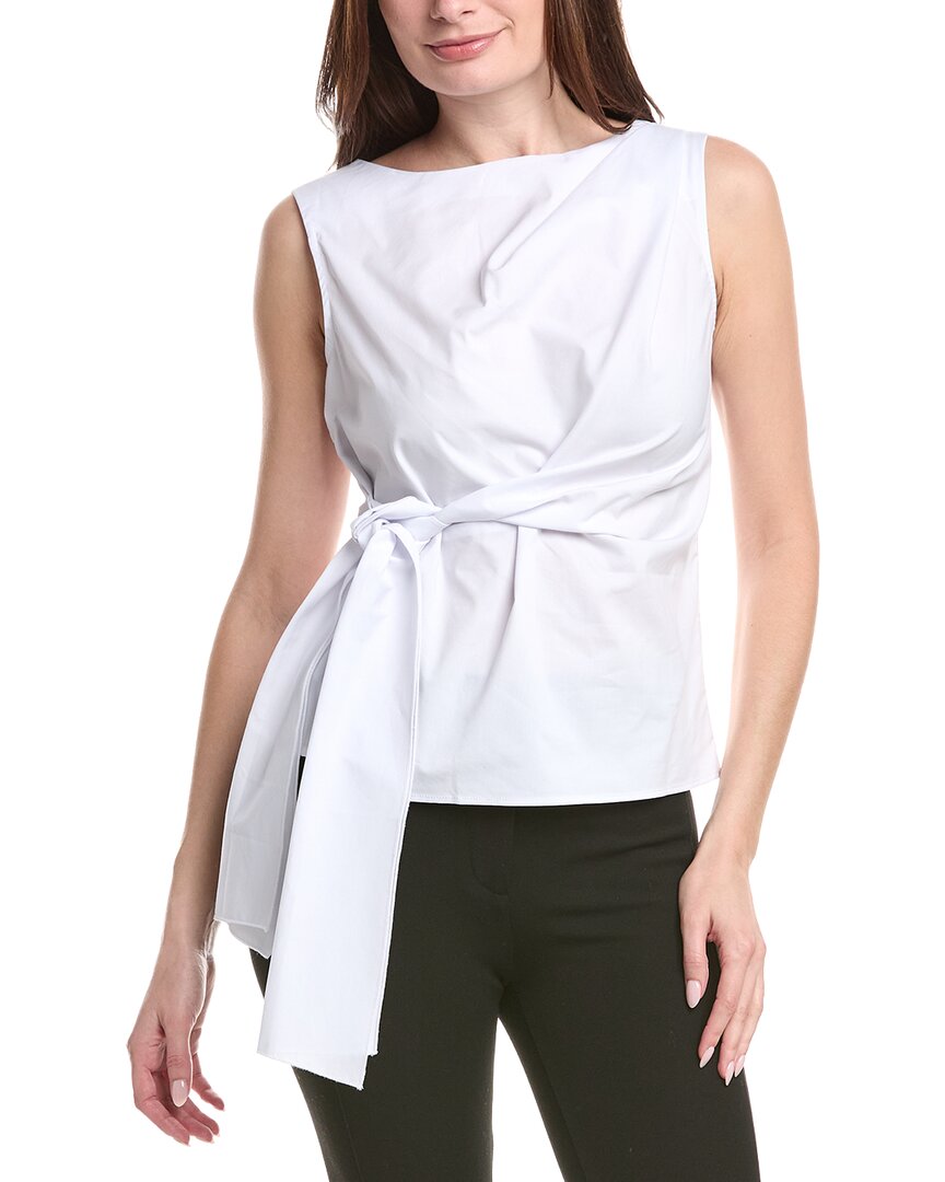 Renuar Woven Blouse In White