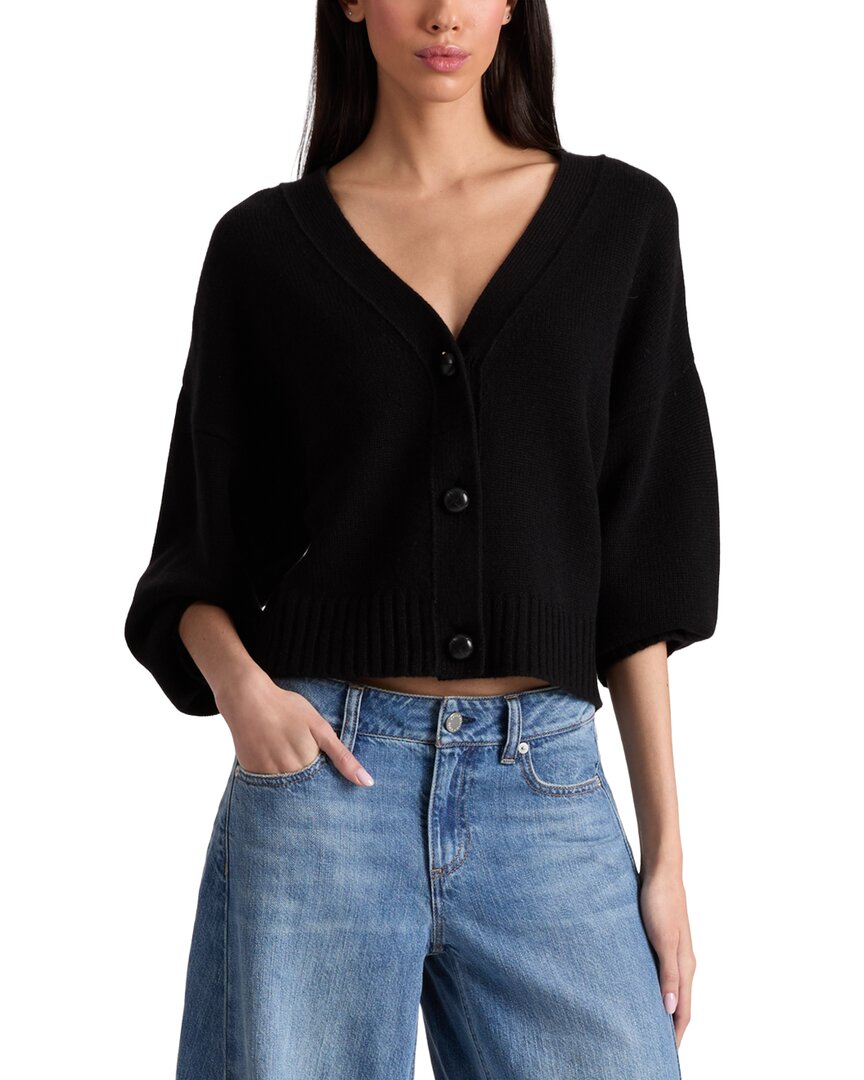 Alice And Olivia Alice + Olivia Atticus Cropped Boxy Cashmere Cardigan