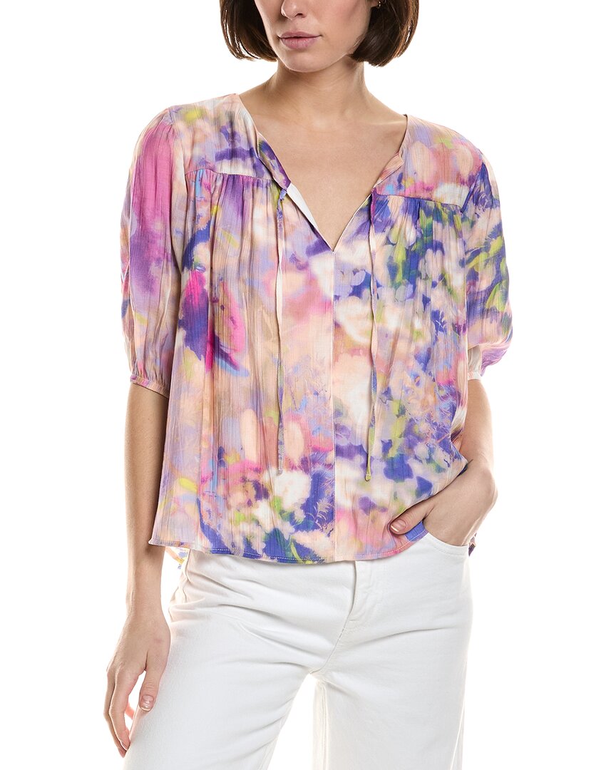 Nicole Miller Blouse In Purple