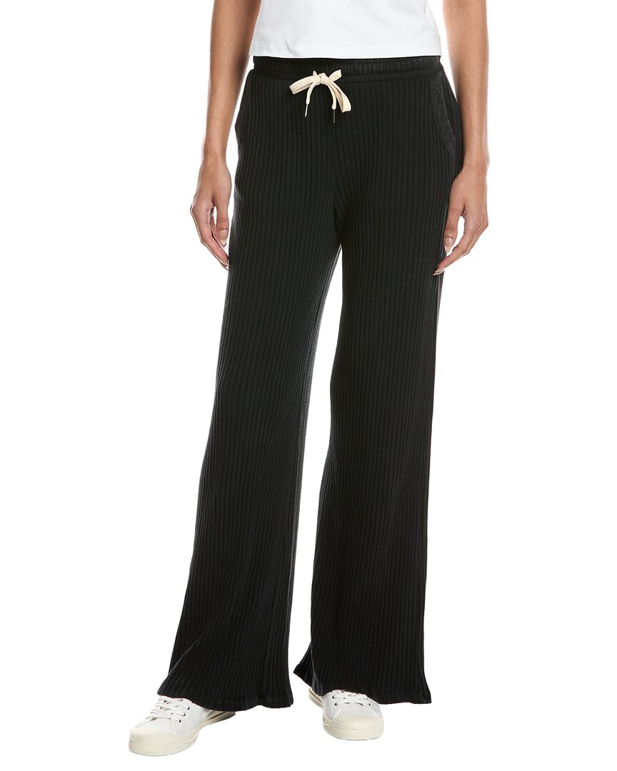 Project Social T Louise Washed Sweater Rib Pant In Black