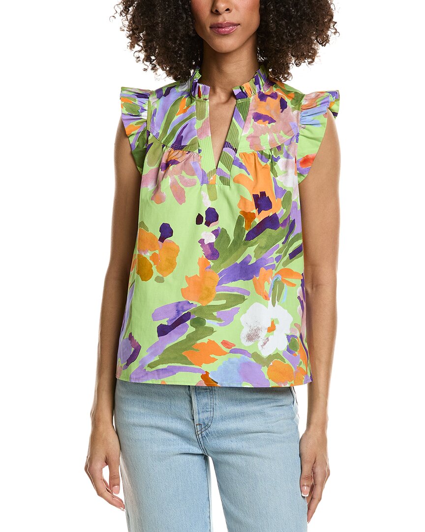 Tyler Boe Tyler Böe Piper Linen-blend Top In White