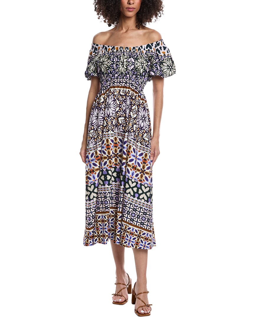 Tyler Boe Tyler Böe Hailey Midi Dress In Purple
