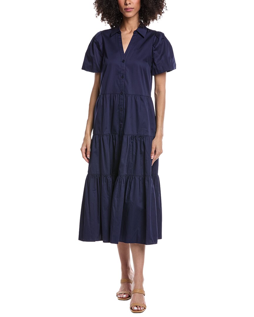 Tyler Boe Tyler Böe Olivia Midi Dress In Navy