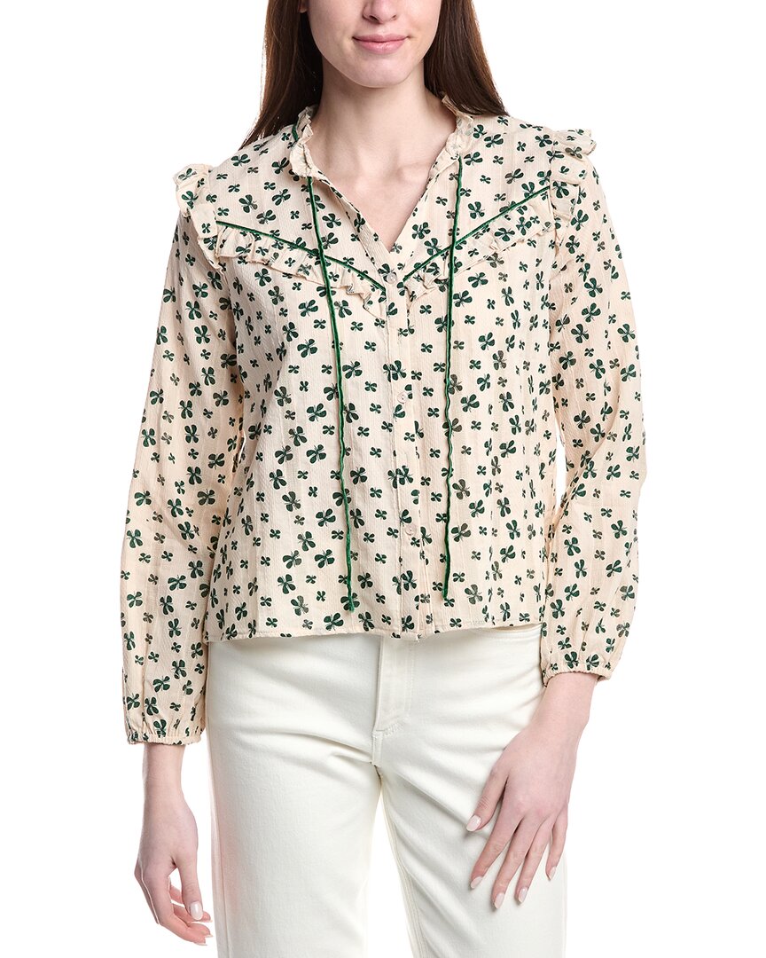 Anna Kay Solimar Lace Top In Green