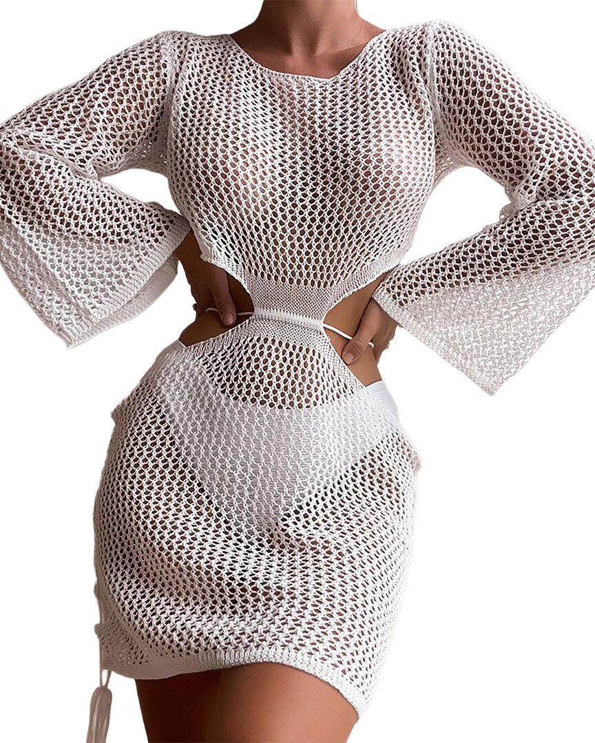 Elaine Midi Dress In White