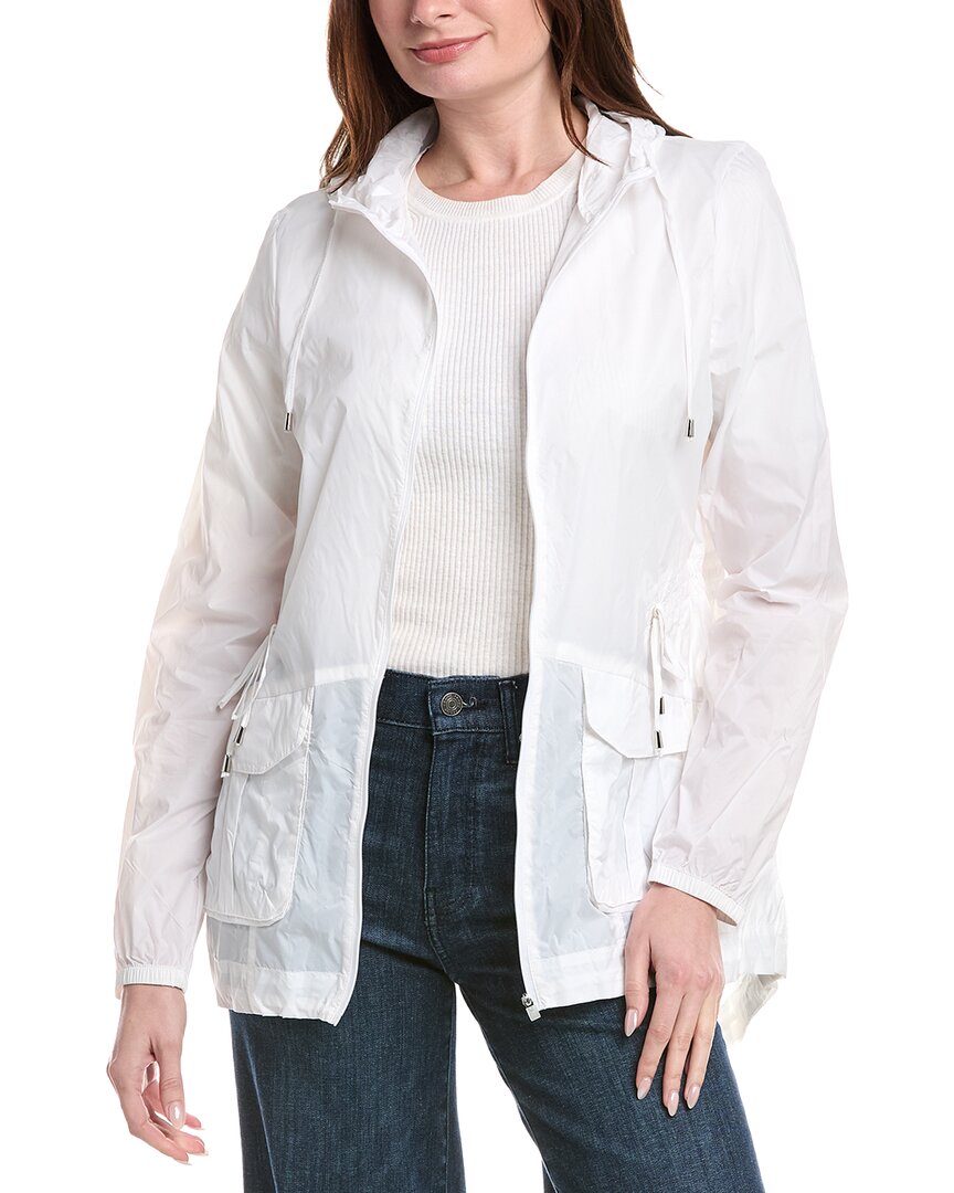 Sam Edelman Transparent Anorak In White