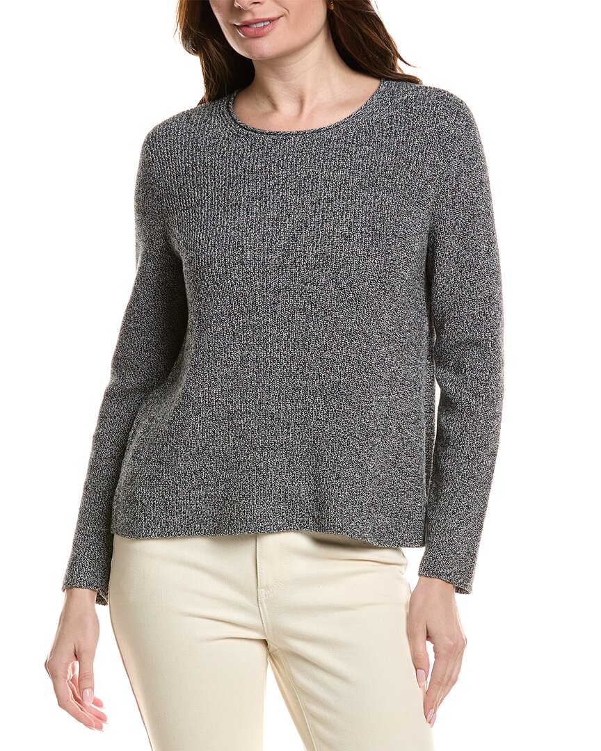 Eileen Fisher Crewneck Sweater In Black