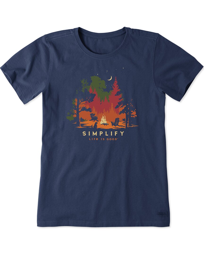 Life Is Good ® Crusher T-shirt In Blue
