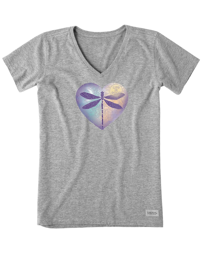 Life Is Good ® Crusher Lite T-shirt In Gray