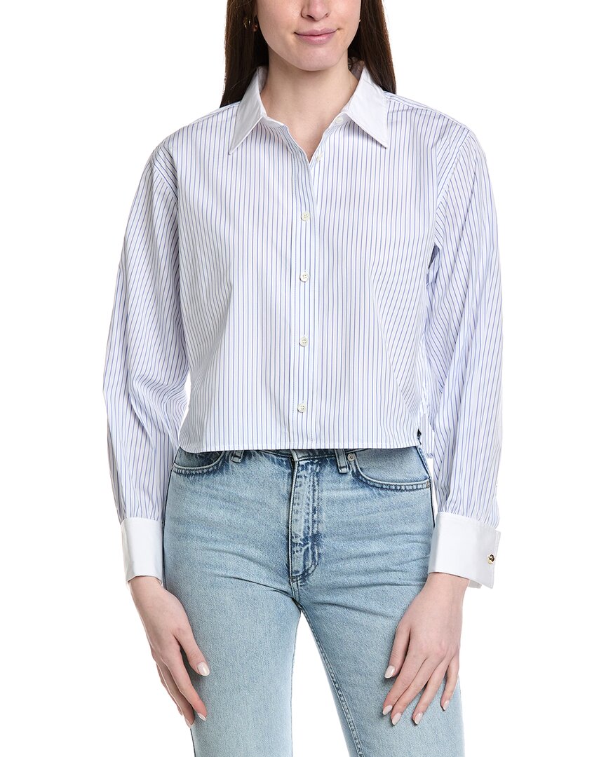 Frame Denim The Charles Shirt In Blue