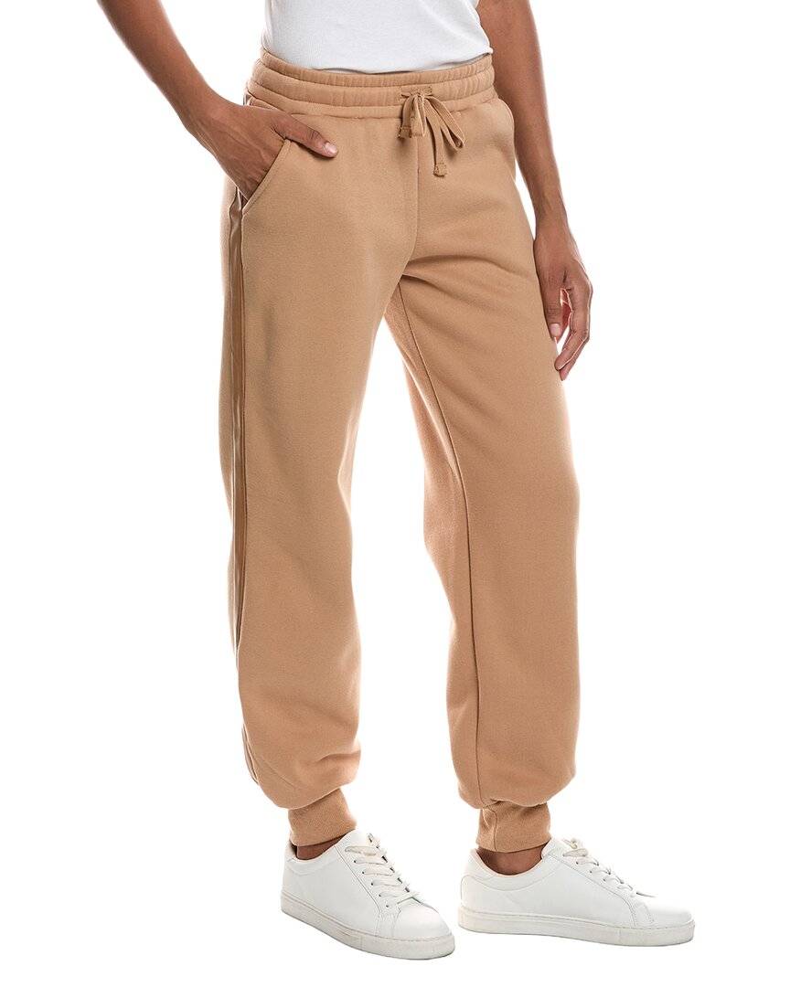 Knit Riot Stride Track Jogger In Brown