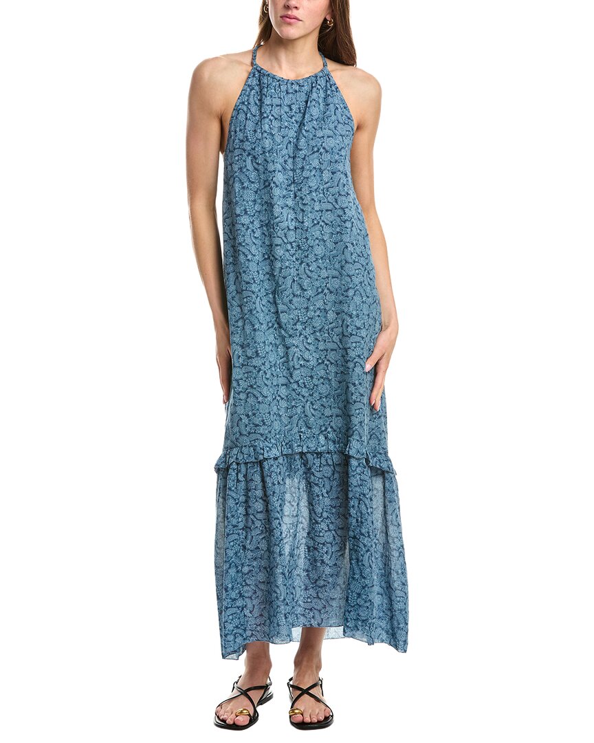 Faherty Amelia Maxi Dress In Green