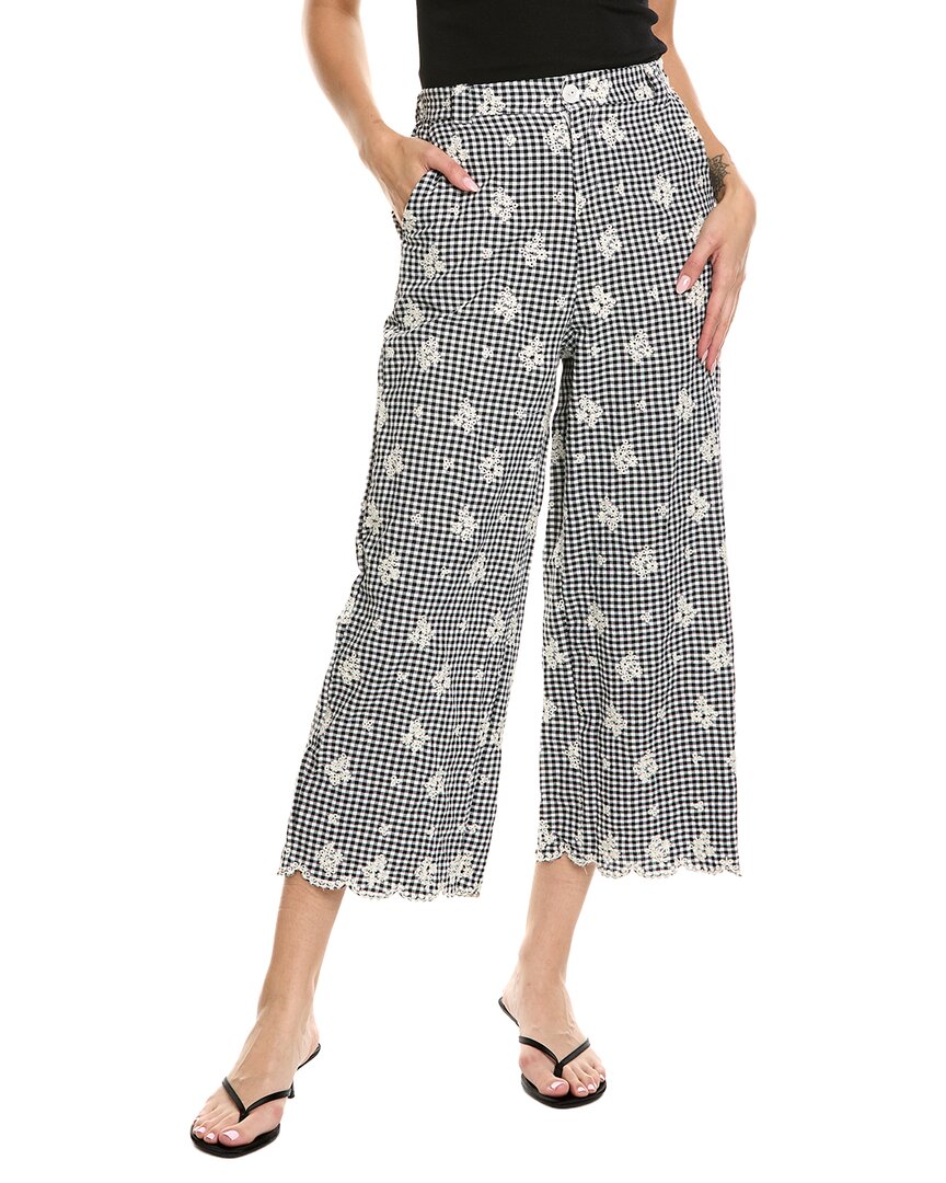 Estellina Embellished Pant In Gray