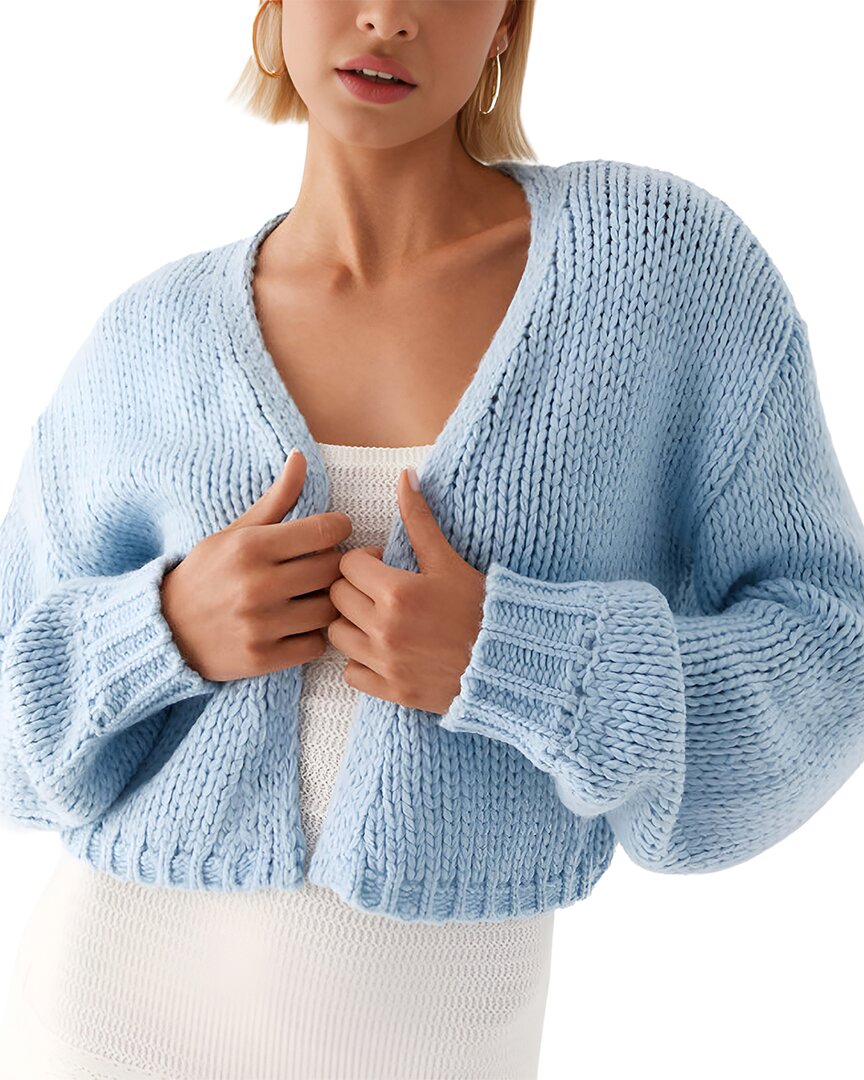 Leon Gori Cardigan In Blue