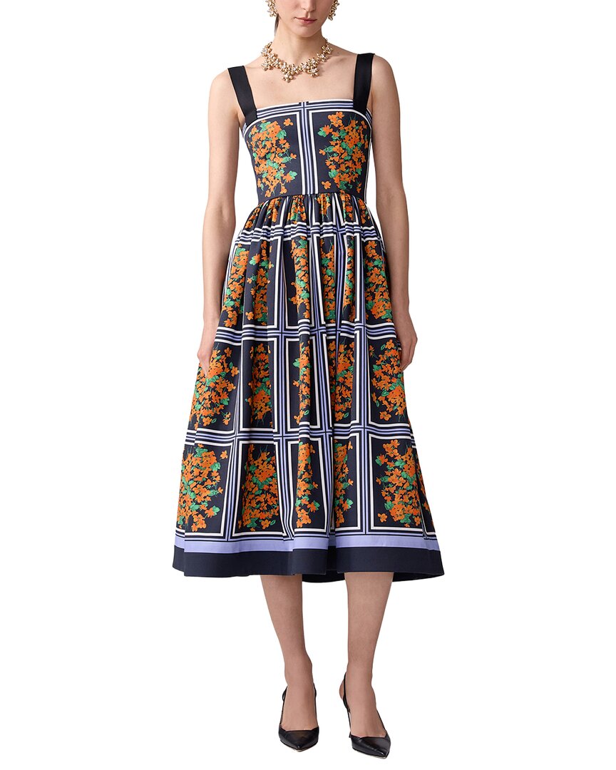 knee length dresses for ladies White Linen Blend Midi Dress - All Dresses main image 0
