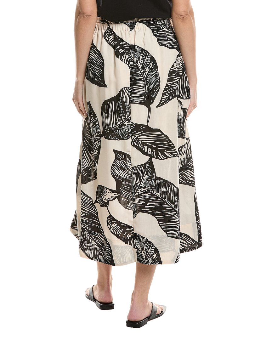 Ellen Tracy Pull On Midi Skirt In White