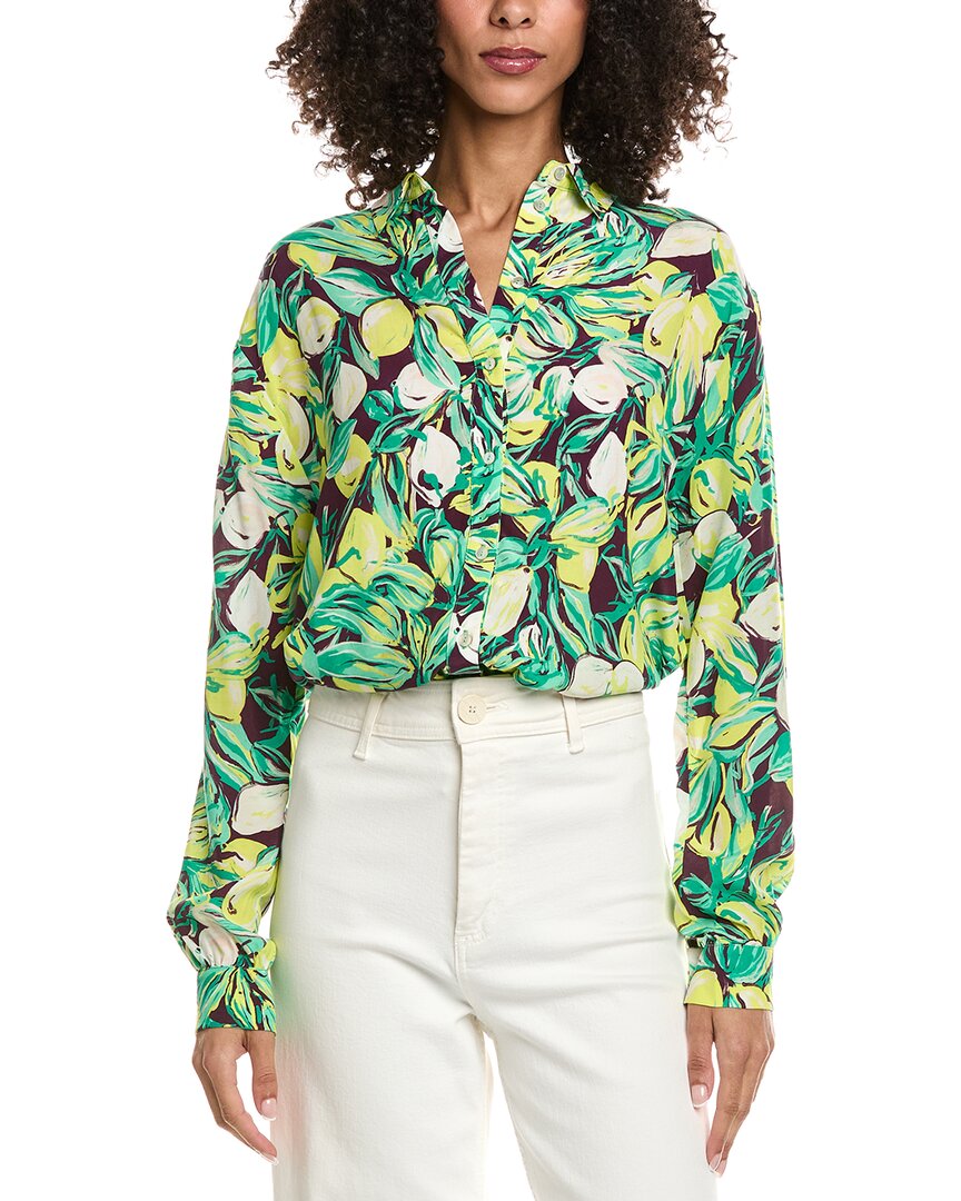 Pom Amsterdam Long Sleeve Shirt In Multi