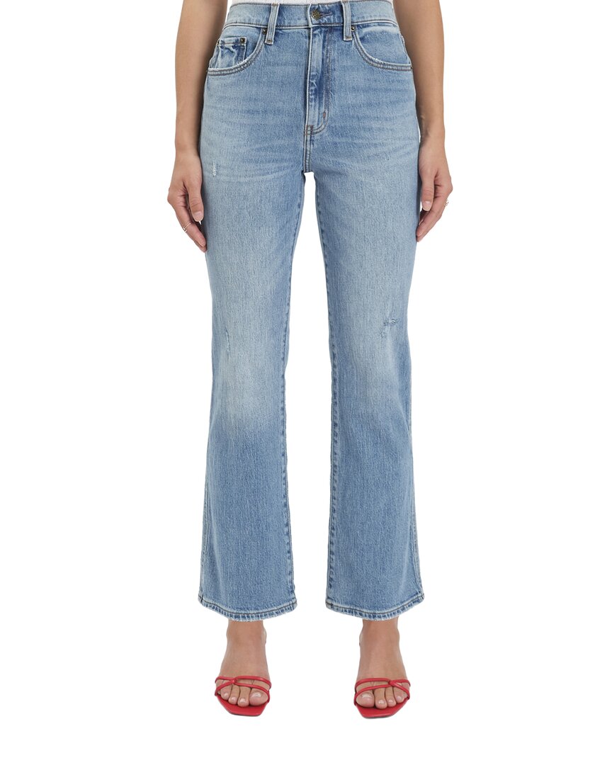 Daze Denim Soho Be Mine Vintage Ankle Flare Jean In Blue