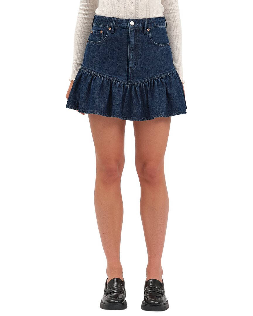 Daze Denim Daze Smooch Denim Skirt In Blue