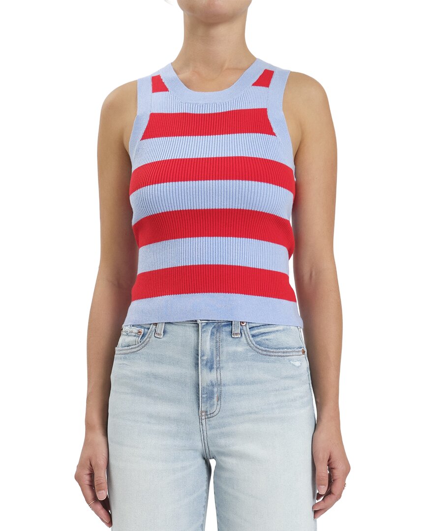 Daze Denim Daze Flirty Sweater Tank In Multi