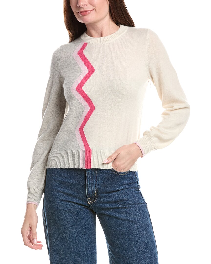 &isla Jasmine Lightning 100% Cashmere Top In Grey