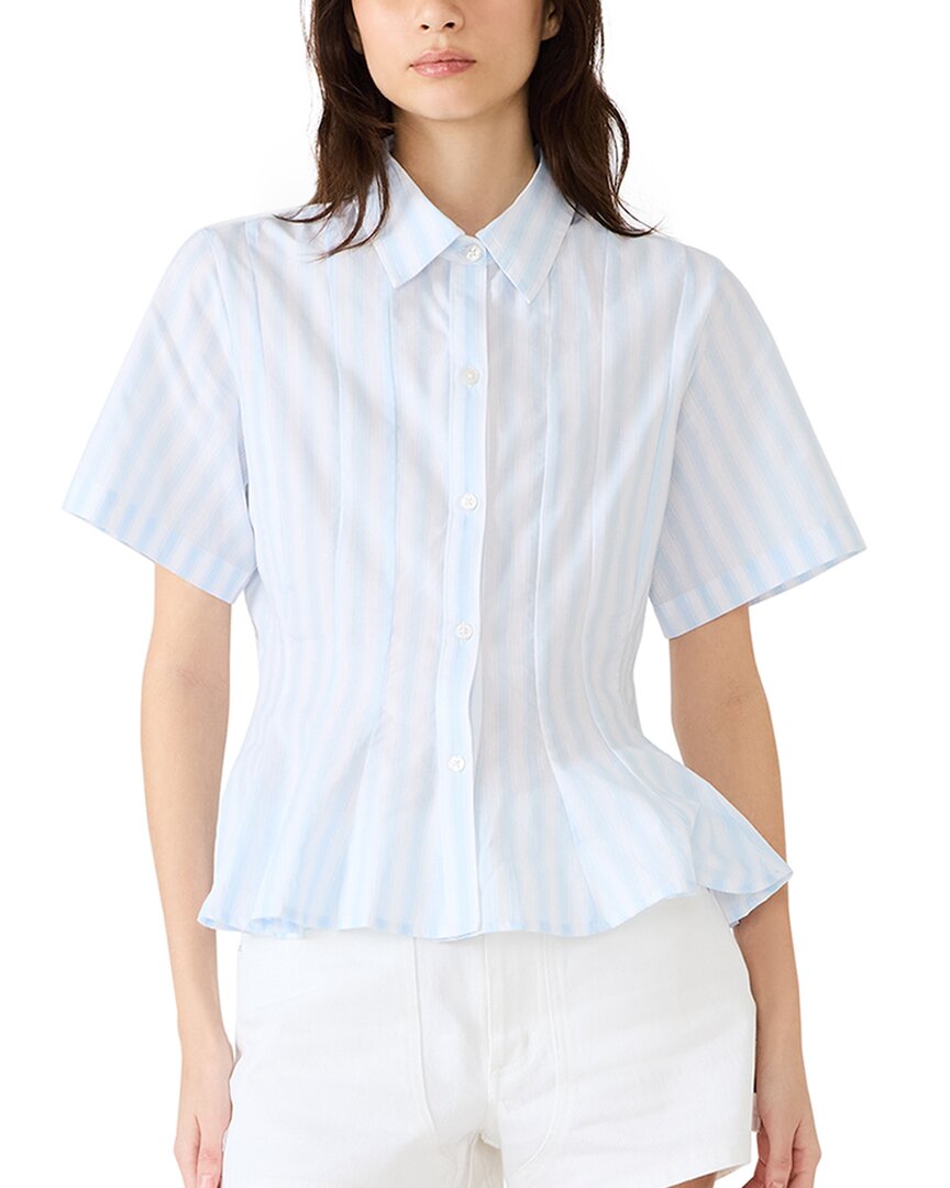 Steve Madden Porter Woven Top In Multi