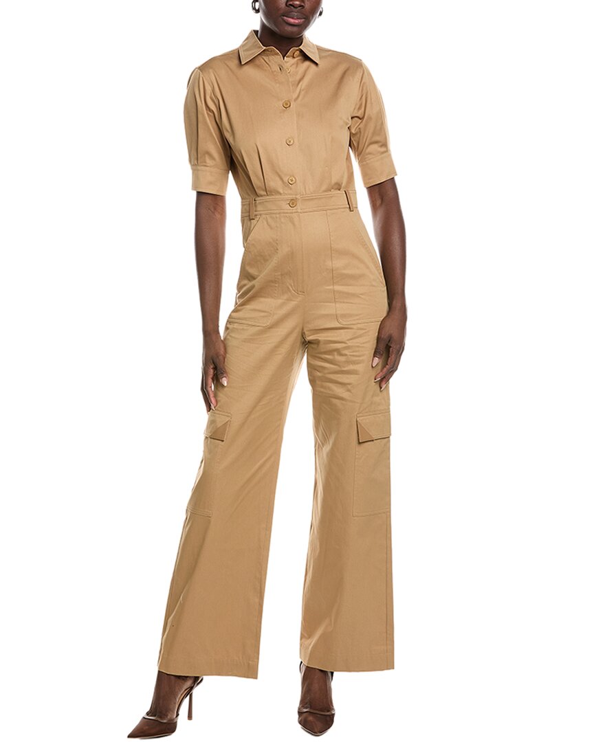 Max Mara Filippo Jumpsuit In Beige