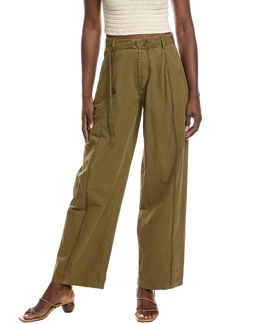 Co Drop Waist Pant In Green