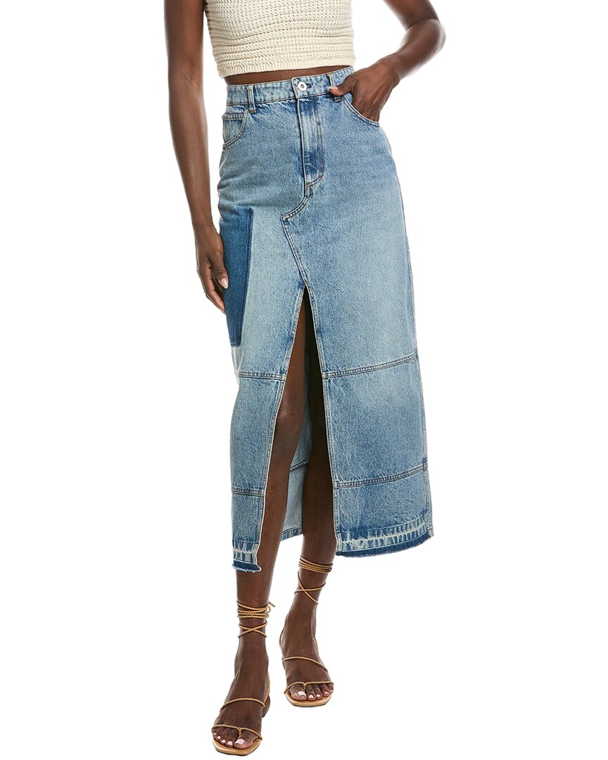 Co Denim Skirt In Blue